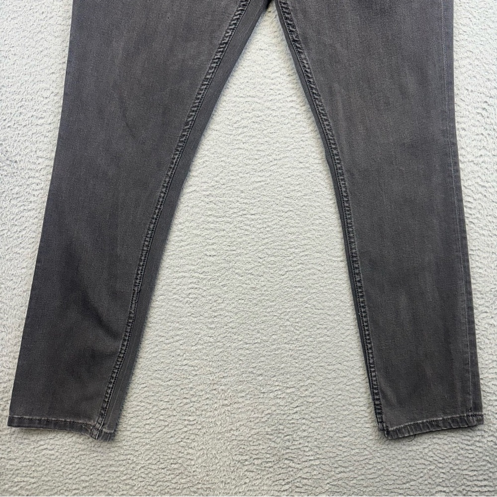 Barbados Jeans Mens 32x30 Gray Slim Fit Straight Leg Stretch Casual Pockets - Picture 4 of 14
